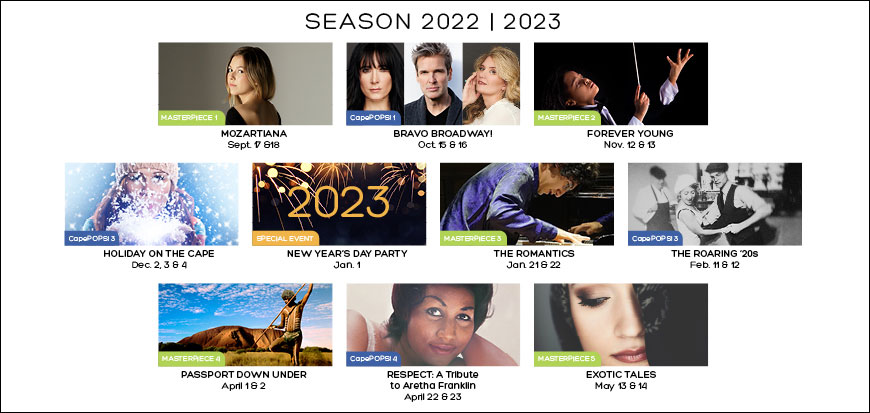 Cape Symphony 2022-23 concert season