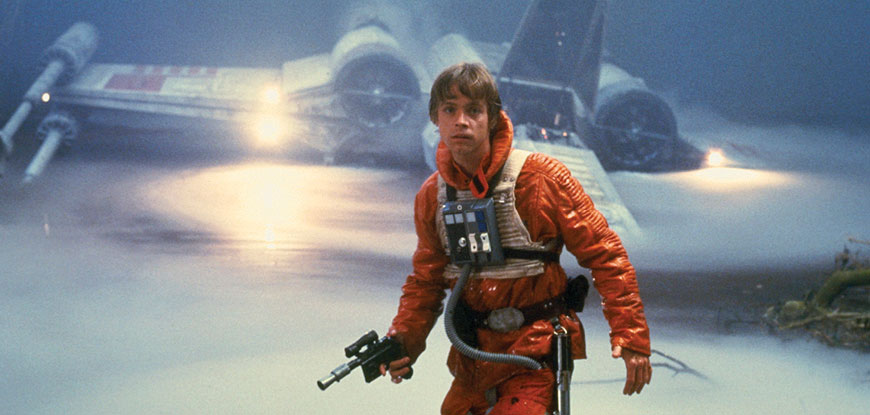 Luke Skywalker on Dagobah