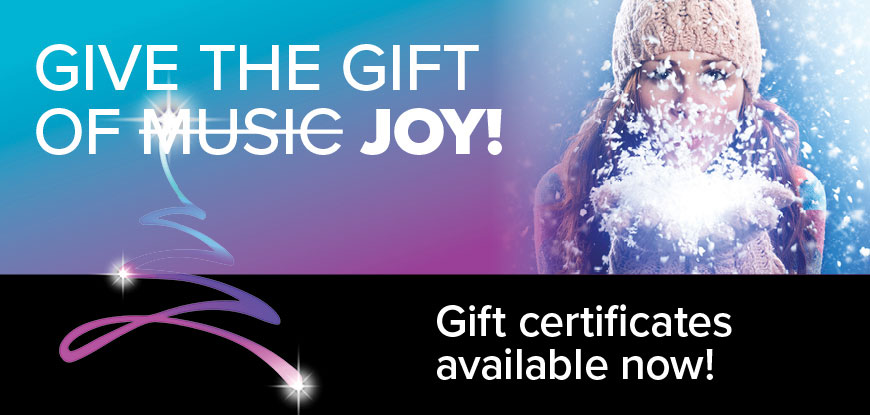 Cape Symphony gift certificates make the perfect holiday present