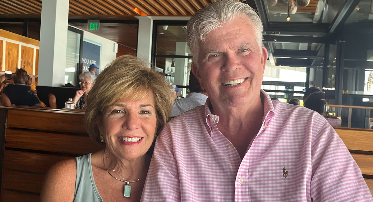 Maria Trozzi and Peter Cook